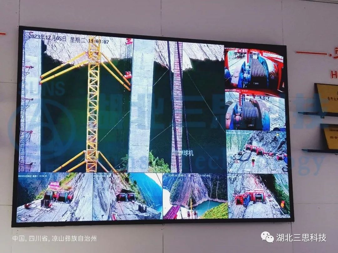 跨越678m，纜索式起重機智能吊裝安全監(jiān)控系統(tǒng)助力橋梁建設(shè)安全！